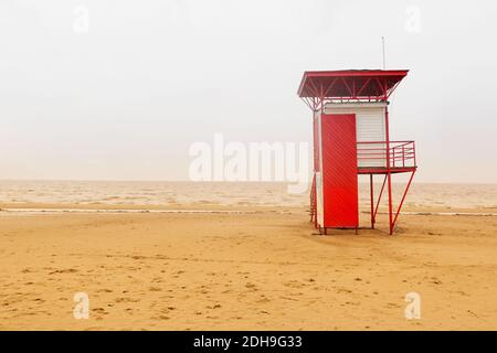 Parnu Beach en Estonie, Etats baltes, Europe Banque D'Images