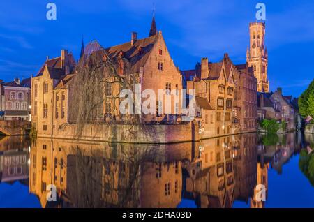La ville de Bruges - Belgique Banque D'Images