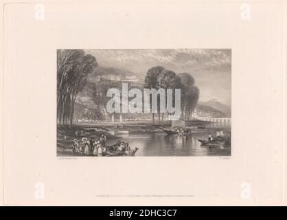 Mayence, William Miller, 1796–1882, britannique, d'après Joseph Mallord William Turner, 1775–1851, britannique, 1834, gravure et gravure, premier état publié Banque D'Images