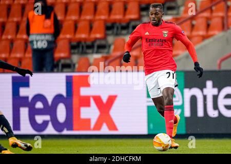 LIÈGE, BELGIQUE - DÉCEMBRE 10 : Nuno Tavares de Benfica lors du match de l'UEFA Europa League entre Standard Liège et Benfica au Stade Maurice Dufrasne Banque D'Images