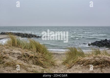 Côte de la mer Baltique Skagen Danemark 2 Banque D'Images