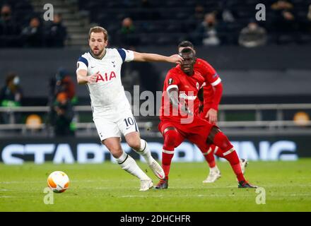 Londres, Royaume-Uni. 10 décembre 2020. Londres, Angleterre - DÉCEMBRE 10:Harry Kane de Tottenham Hotspur pendant l'Europe League Group J entre Tottenham Hotspur et Royal Anvers au stade Tottenham Hotspur, Londres, Angleterre le 10 décembre 2020 crédit: Action Foto Sport/Alay Live News Banque D'Images