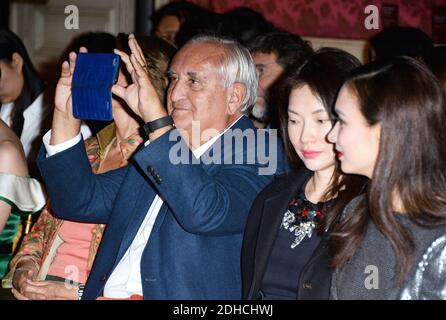 Jean-Pierre Raffarin au Select Fashion Awards au Musée Jacquemart-Andre au printemps/été 2018 collection prêt-à-porter à Paris, France, octobre 01 2017. Photo de Nasser Berzane/ABACAPRESS.COM Banque D'Images