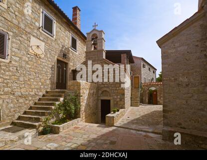 Monastère de Rezevici près de Budva - Montenegro Banque D'Images