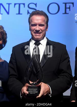 Ancien gouvernement de Californie Arnold Schwarzenegger reçoit les points of Light Annual Tribute Awards à l'Ambassade de France, à Washington, DC, Etats-Unis, le 19 octobre 2017 . Photo par Olivier Douliery/ABACAPRESS.COM Banque D'Images
