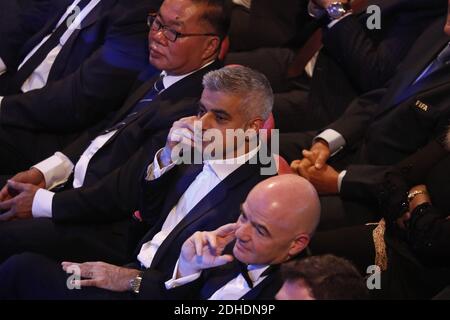 Sadiq Kahn Maire de Londres lors du Gala des meilleurs FIFA football Awards au Palladium Theatre, Londres, Royaume-Uni, le 23 octobre 2017. Photo de Henri Szwarc/ABACAPRESS.COM Banque D'Images