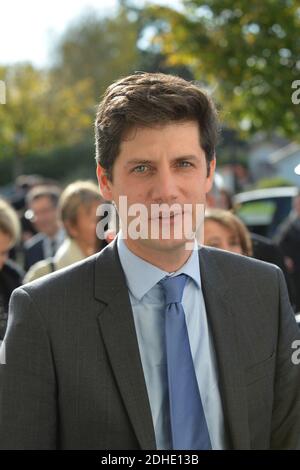 Julien Denormandie, ministre adjoint de la cohésion territoriale lors de sa visite à la Rochelle, Charente-Maritime, France, le 31 octobre 2017. Photo par Arnault Serriere/ABACAPRESS.COM Banque D'Images