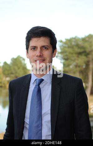 Julien Denormandie, ministre adjoint de la cohésion territoriale lors de sa visite à la Rochelle, Charente-Maritime, France, le 31 octobre 2017. Photo par Arnault Serriere/ABACAPRESS.COM Banque D'Images