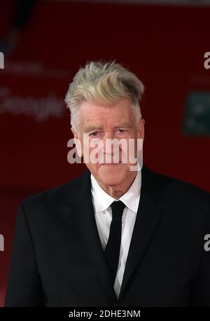 LE réalisateur AMÉRICAIN David Lynch marche le tapis rouge lors du 12ème Festival du film de Rome le 4 novembre 2017 à Rome, Italie. Photo par Eric Vandeville/ABACAPRESS.COM Banque D'Images