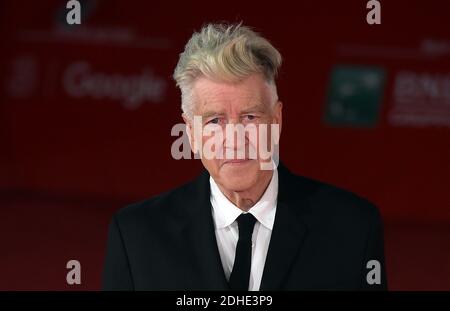 LE réalisateur AMÉRICAIN David Lynch marche le tapis rouge lors du 12ème Festival du film de Rome le 4 novembre 2017 à Rome, Italie. Photo par Eric Vandeville/ABACAPRESS.COM Banque D'Images