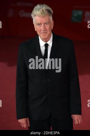 LE réalisateur AMÉRICAIN David Lynch marche le tapis rouge lors du 12ème Festival du film de Rome le 4 novembre 2017 à Rome, Italie. Photo par Eric Vandeville/ABACAPRESS.COM Banque D'Images