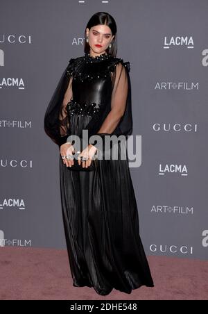 Soko participe au Gala Art + film de LACMA en hommage à Mark Bradford et George Lucas le 04 novembre 2017 à Los Angeles, CA, Etats-Unis. Photo de Lionel Hahn/ABACAPRESS.COM Banque D'Images