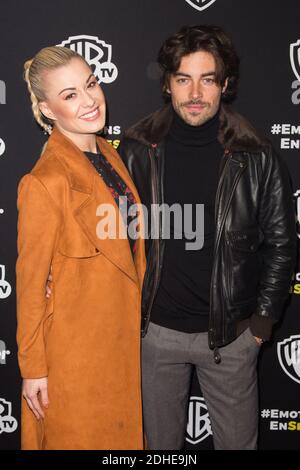 Semi-exclusive - Katrina Patchett et son mari Valentin d'Hoore à la Warner TV ont lancé la fête le 09 novembre 2017 à Paris, France. Photo de Nasser Berzane/ABACAPRESS.COM Banque D'Images