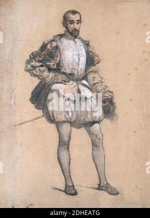 L'abdication de Charles Quint louis gallait guillaume. Banque D'Images