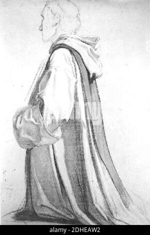 L'abdication de Charles Quint louis gallait Etude 4. Banque D'Images