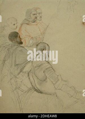 L'abdication de Charles Quint louis gallait Etude 3. Banque D'Images