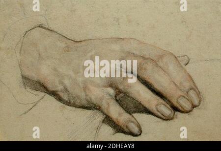 L'abdication de Charles Quint louis gallait main charles. Banque D'Images