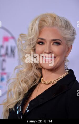 Erika Jayne participe aux American Music Awards 2017 au Microsoft Theatre le 19 novembre 2017 à Los Angeles, en Californie. Photo de Lionel Hahn/AbacaPress.com Banque D'Images