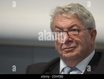 La 8ème convention nationale annuelle des associations juives du Conseil de la France à Paris, France, le 10 décembre 2017. Photo de François Pauletto/ABACAPRESS.COM Banque D'Images