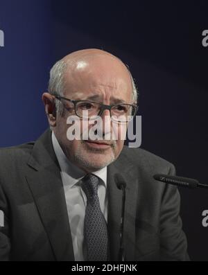 Francis Kalifat, président du Conseil représentatif des associations juives de France (CRIF) participant à la 8e convention nationale annuelle des associations juives du Conseil de France à Paris, France, le 10 décembre 2017. Photo de François Pauletto/ABACAPRESS.COM Banque D'Images