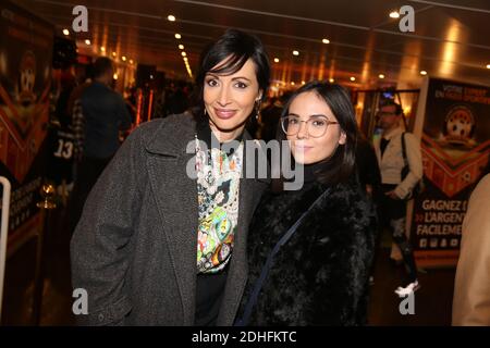 Geraldine Maillet et Agathe Auproux lors de la soirée de progrès de l'application Smart Phone 'ThomasLamasse' a Paris, France, le 11 décembre 2017. Photo de Jerome Domine/ABACAPRESS.COM Banque D'Images