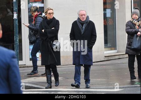 Didier Barbelivien assistant aux funérailles d'Andrée Sarkozy aka Dadue, mère de l'ancien président français Nicolas Sarkozy, à l'église Saint-Jean-Baptiste de Neuilly-sur-Seine, France, le 18 décembre 2017. Photo par ABACAPRESS.COM Banque D'Images