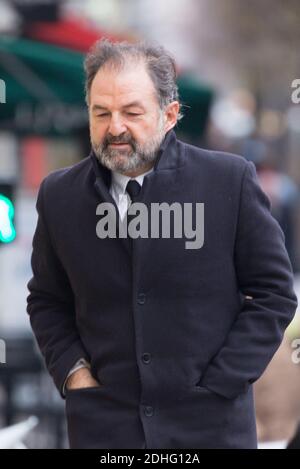 Denis Olivennes assistant aux funérailles d'Andrée Sarkozy aka Dadue, mère de l'ancien président français Nicolas Sarkozy, à l'église Saint-Jean-Baptiste de Neuilly-sur-Seine, France, le 18 décembre 2017. Photo par ABACAPRESS.COM Banque D'Images