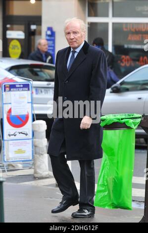 Brice Hortefeux assistant aux funérailles d'Andrée Sarkozy aka Dadue, mère de l'ancien président français Nicolas Sarkozy, à l'église Saint-Jean-Baptiste de Neuilly-sur-Seine, le 18 décembre 2017. Photo par ABACAPRESS.COM Banque D'Images