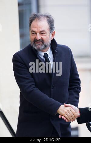 Denis Olivennes assistant aux funérailles d'Andrée Sarkozy aka Dadue, mère de l'ancien président français Nicolas Sarkozy, à l'église Saint-Jean-Baptiste de Neuilly-sur-Seine, France, le 18 décembre 2017. Photo par ABACAPRESS.COM Banque D'Images