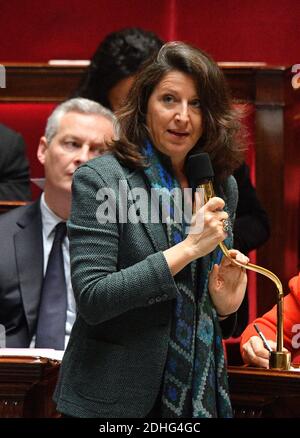 Agnes Buzyn lors de l'heure des questions à l'Assemblée nationale à Paris, France, le 20 décembre 2017. Photo de Christian Liewig/ABACAPRESS.COM Banque D'Images