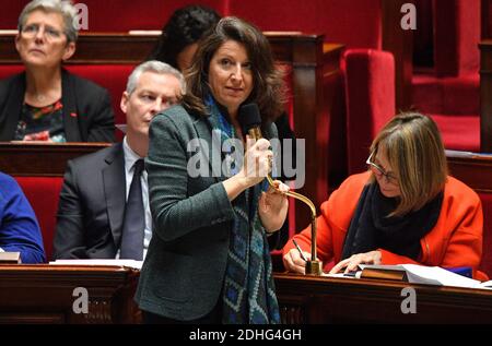 Agnes Buzyn lors de l'heure des questions à l'Assemblée nationale à Paris, France, le 20 décembre 2017. Photo de Christian Liewig/ABACAPRESS.COM Banque D'Images