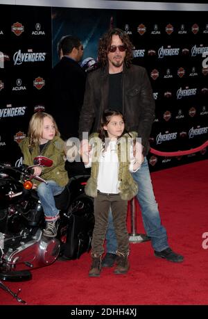 Chris Cornell aux AVENGERS. PREMIÈRE MONDIALE HOLLYWOOD LOS ANGELES CALIFORNIA USA 04/11/2012 Banque D'Images