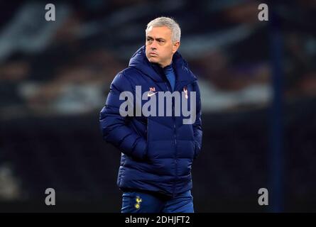 Photo du dossier datée du 10-12-2020, de Jose Mourinho, gestionnaire de Tottenham Hotspur. Banque D'Images
