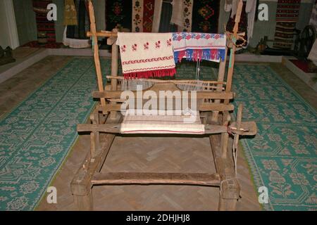 Vieux métier à Oltenia, Roumanie Banque D'Images