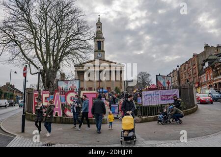 Fête du Norwood occidental le 6 décembre 2020 dans le sud de Londres, en Angleterre. Photo de Sam Mellish Banque D'Images