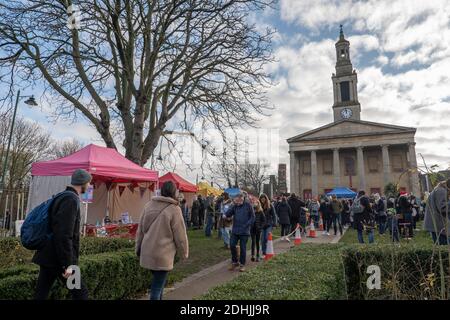 Fête du Norwood occidental le 6 décembre 2020 dans le sud de Londres, en Angleterre. Photo de Sam Mellish Banque D'Images