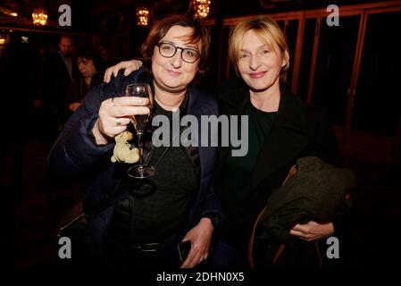 Catherine Benguigui et Sophie Mounicot assistent à la première de la Comédie musicale « le trou » au Casino de Paris, a Paris, France le 14 janvier 2016. Photo de Jerome Domine/ABACAPRESS.COM Banque D'Images
