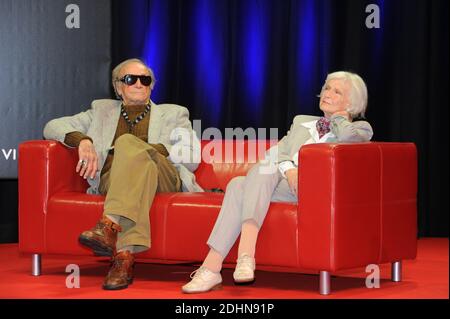 Venantino Venantini et Brigitte Auber assistent à la cérémonie d'ouverture du 1er Festival au dela de l'ecran, à Vincennes, en France, le 22 janvier 2016. Photo par Mireille Ampilhac/ABACAPRESS.COM Banque D'Images