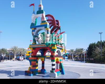 Attractions familiales de Dubaï | Parcs et stations balnéaires de Dubaï - LEGOLAND Parc à thème de Dubaï Banque D'Images