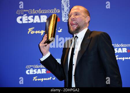 François Damiens participant au 41e Cesar après le dîner de fête qui s'est tenu au restaurant du Fouquet à Paris, en France, le 26 février 2016. Photo d'Aurore Marechal/ABACAPRESS.COM Banque D'Images
