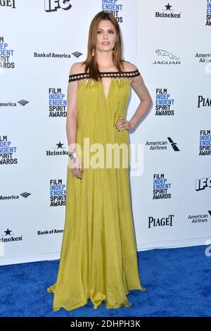 Stana Katic participe aux film Independent Spirit Awards 2016 le 27 février 2016 à Santa Monica, Los Angeles, CA, États-Unis. Photo de Lionel Hahn/ABACAPRESS.COM Banque D'Images