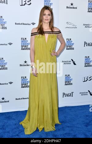 Stana Katic participe aux film Independent Spirit Awards 2016 le 27 février 2016 à Santa Monica, Los Angeles, CA, États-Unis. Photo de Lionel Hahn/ABACAPRESS.COM Banque D'Images