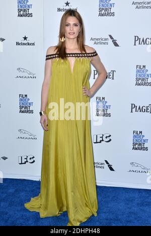 Stana Katic participe aux film Independent Spirit Awards 2016 le 27 février 2016 à Santa Monica, Los Angeles, CA, États-Unis. Photo de Lionel Hahn/ABACAPRESS.COM Banque D'Images