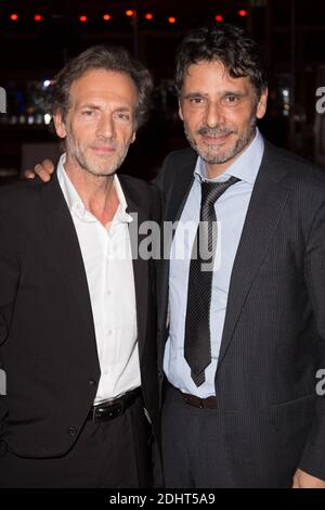 EXCLUSIF - Stéphane Freiss Pascal Elbe Gala des 70 ans De l'OPEJ la fondation Edmond de Rothschild au Cabaret sauvage À Paris le 18 janvier 2016 photo de Nasser Berzane/ABACAPRESS.COM Banque D'Images