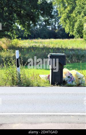 boîte aux lettres sur herbe Banque D'Images