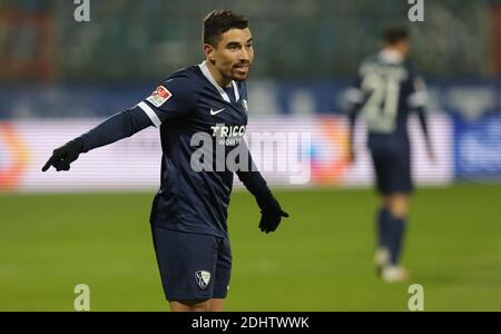 Ville de Bochum, Allemagne. 11 décembre 2020. Firo: 11.12.2020, Fuvuball, 2ème Bundesliga, saison 2020/2021, VfL Bochum - SC Paderborn 07 3: 0 Danilo SOARES, Bochum Gesture | usage dans le monde crédit: dpa/Alay Live News Banque D'Images