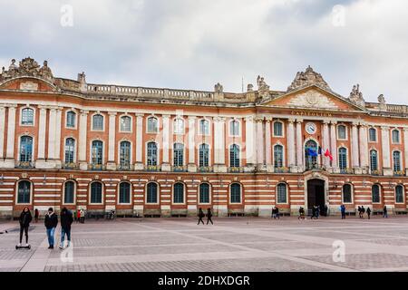 Capitole sur la place du Capitole, Toulouse, France. Banque D'Images