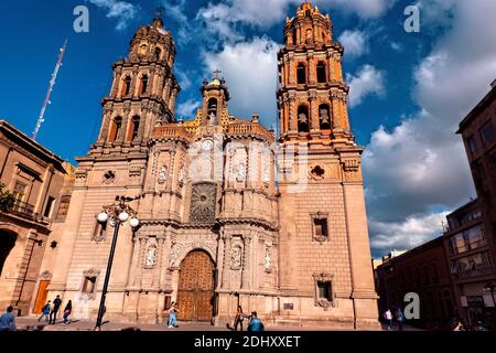Cathédrale métropolitaine de San Luis Potosi, Mexique Banque D'Images