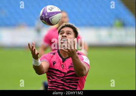 Parme, Italie. 12 décembre 2020. Parme, Italie, Stade Lanfranchi, 12 décembre 2020, Junior Laloifi (Zebre) pendant Zebre Rugby vs Bayonne - Rugby Challenge Cup crédit: Alessio Tarpini/LPS/ZUMA Wire/Alay Live News Banque D'Images
