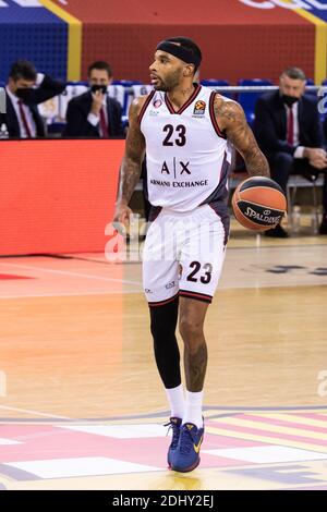 Malcolm Delaney d'AX Armani Exchange Milan pendant le turc Match de basket-ball EuroLeague entre le FC Barcelone et UN / LM Banque D'Images